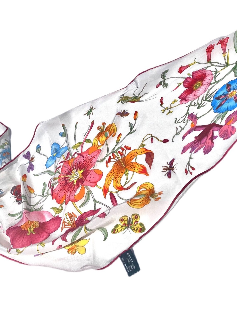 🔥🔥1 DAY SALE!! ✨ Gucci Flora Silk Scarf